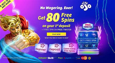ojo casino 80 free spins